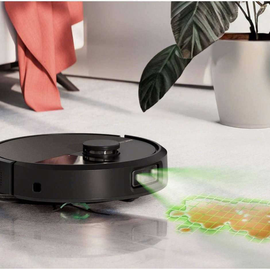 iRobot Roomba Combo 505 Robot Aspirapolvere e Lavapavimenti 120W Aspirazione 7000Pa con Navigazione LiDAR Nero