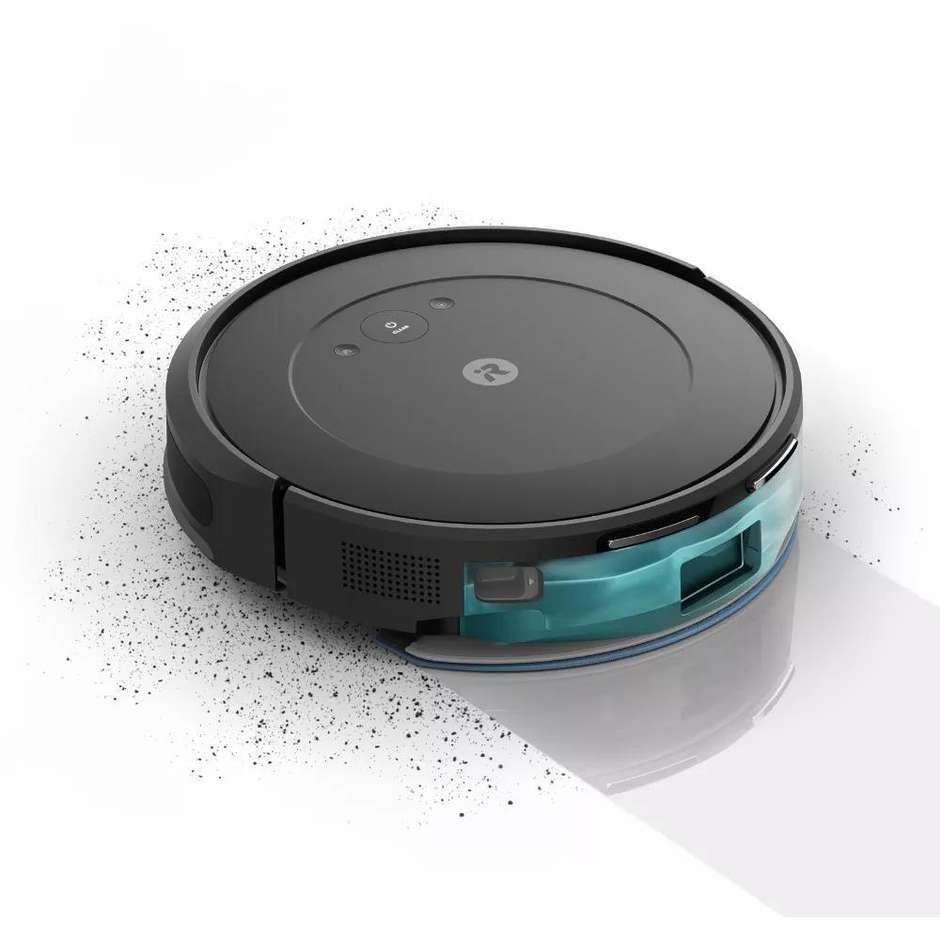 iRobot Roomba Combo Essential 2 Robot Aspirapolvere e Lavapavimenti Batteria 2600mAh Tanica 0,2L Nero