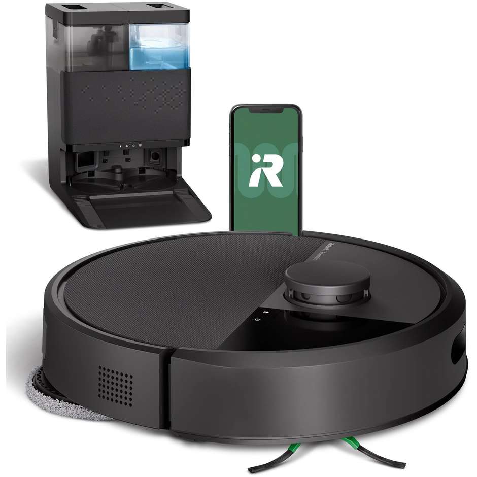 iRobot Roomba Combo Plus 405 Robot Aspirapolvere Lavapavimenti Clean Base Bianco