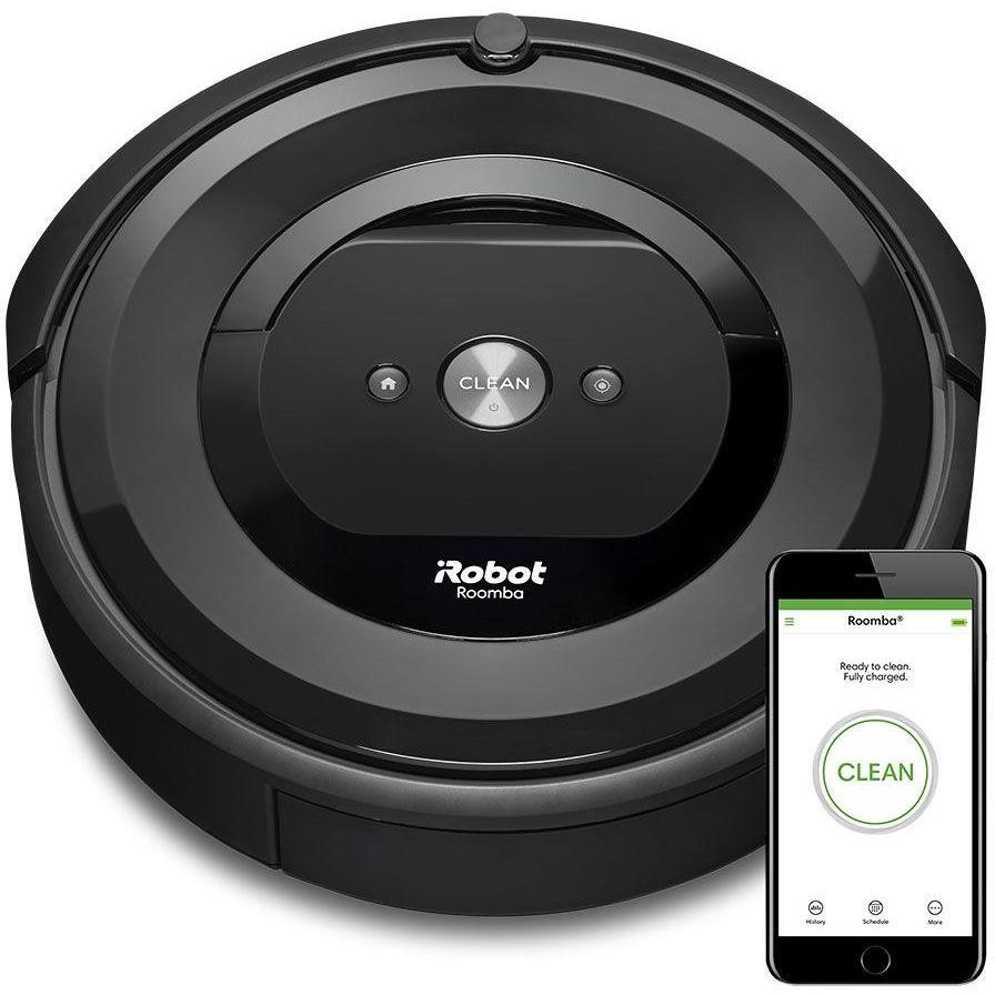 iRobot Roomba E5158 Robot Aspirapolvere Wi-Fi cassetto estraibile colore nero
