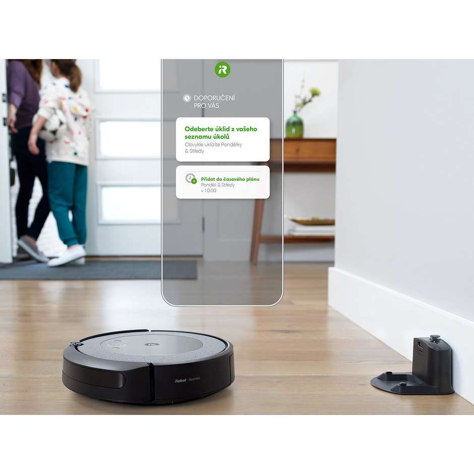 iRobot Roomba i5 (i5156) Robot Aspirapolvere con Mappatura Intelligente Imprint Smart Mapping Grigio Chiaro