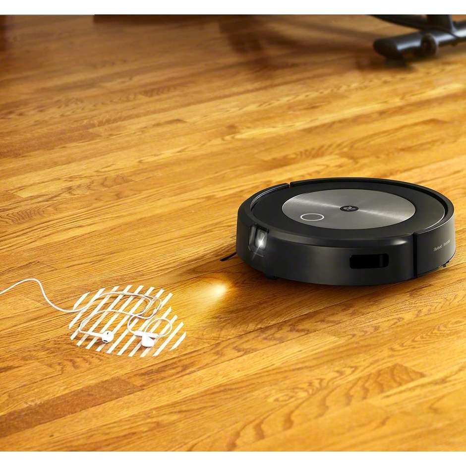Irobot Roomba J7+ Robot Aspirapolvere Capacità 0.4 Lt Ricaricabile Wi-Fi colore nero