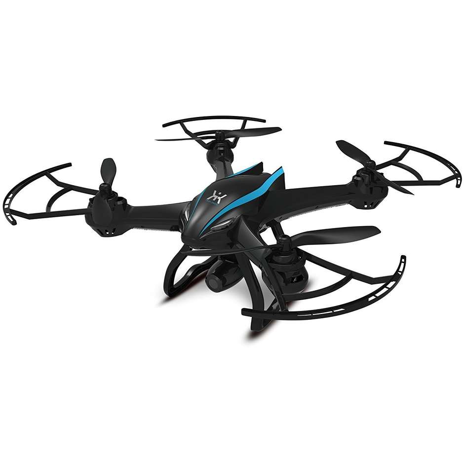 iTekk Phoenix Drone Camera HD 720p 4 eliche Evoluzioni 360° colore nero e blu