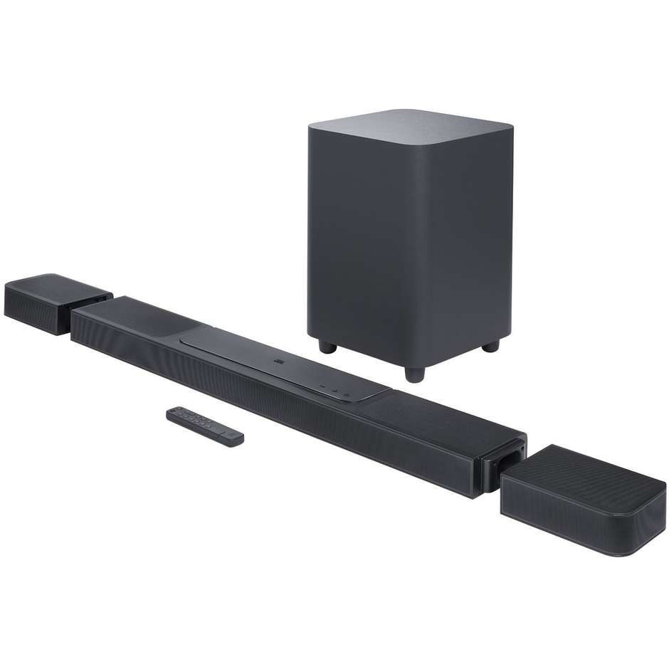 JBL Bar 1300 Pro Soundbar a 11.1.4 Canali Dolby Atmos Potenza 1170 W Bluetooth Colore Nero