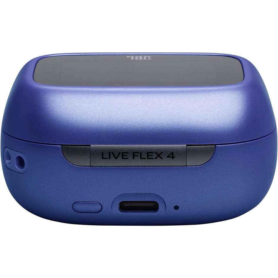 JBL Live Flex 4 Auricolari TWS ANC Bluetooth 6.0 Blu con Smart Case