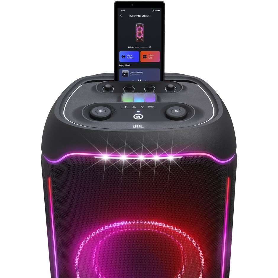 JBL PartyBox Ultimate Altoparlante Wireless Bluetooth Potenza 1100 W Colore Nero