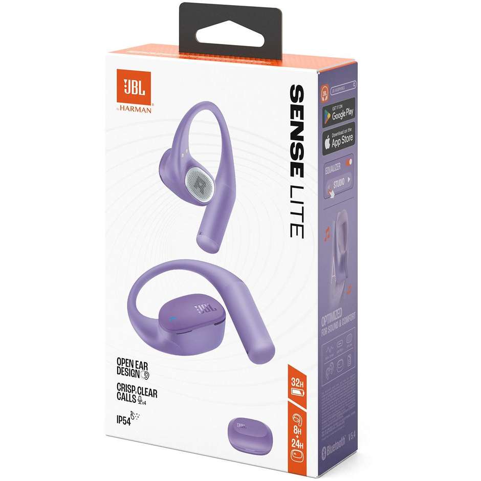 JBL Sense Lite Auricolari open-ear Bluetooth 5.4 OpenSound viola