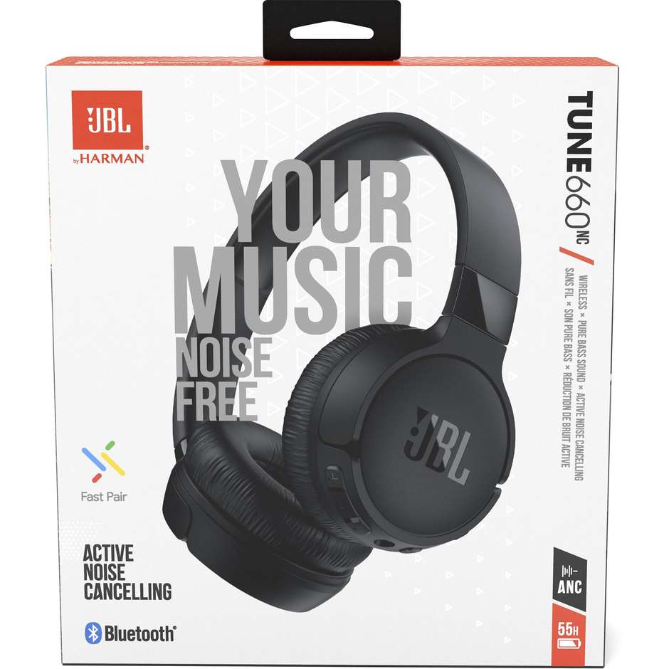 JBL Tune 660NC Auricolare Wireless A Padiglione Bluetooth Colore Nero