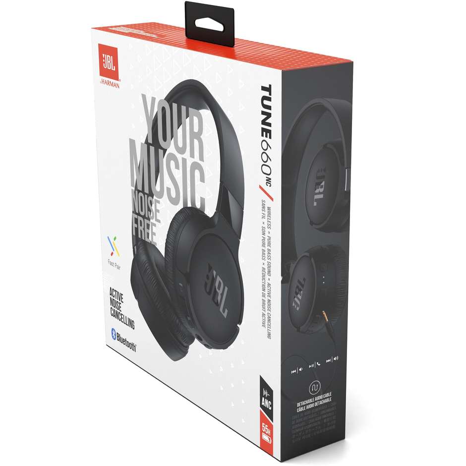 JBL Tune 660NC Auricolare Wireless A Padiglione Bluetooth Colore Nero