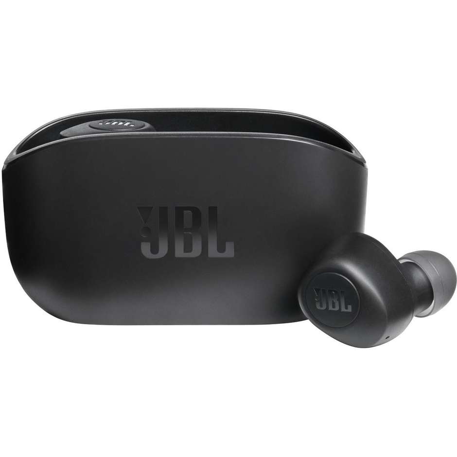 JBL Wave 100 TWS Auricolari Wireless Bluetooth Base di ricarica colore nero
