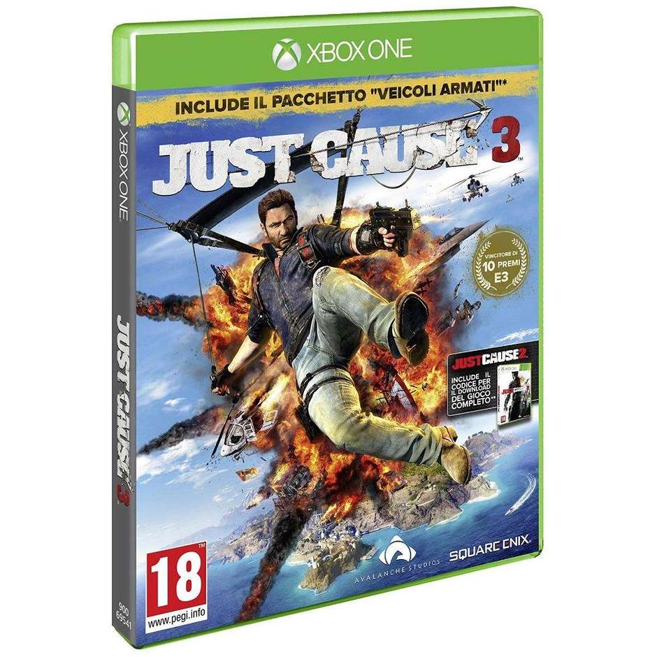 Just Cause 3 Day One Edition per Xbox One (5021290069619) Videogioco d'Azione Open World con Tuta Alare e Rampino Italiano Disco di Gioco