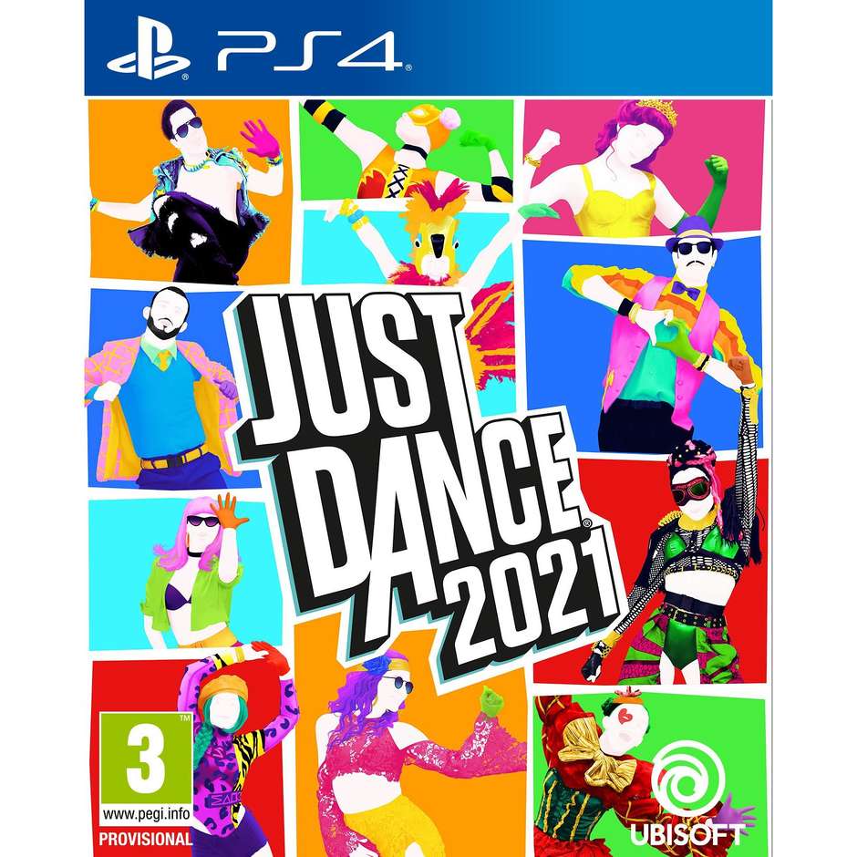 Just Dance 2021 per PlayStation 4 Gioco Musicale di Ballo 40 Nuovi Tormentoni Pop e Modalità Sweat Disco Blu-ray