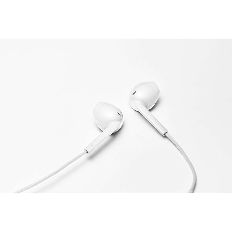 JVC Gumy HA-F17M Auricolari Stereo con Cavo Jack 3.5mm Microfono e Telecomando Bianco
