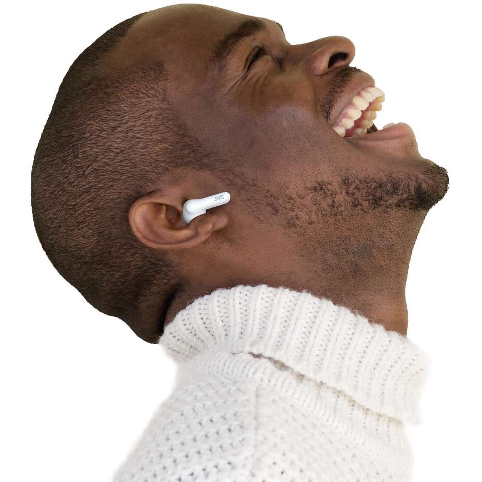 JVC HA-A3T-W-U Auricolari True Wireless Stereo In-Ear Bluetooth Autonomia 22 Colore White