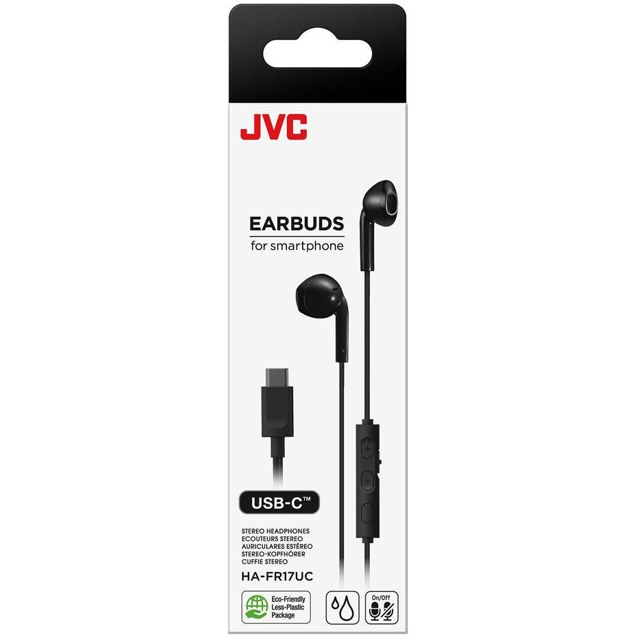 JVC HA-FR17UC Cuffie Cablato In-ear Colore Nero