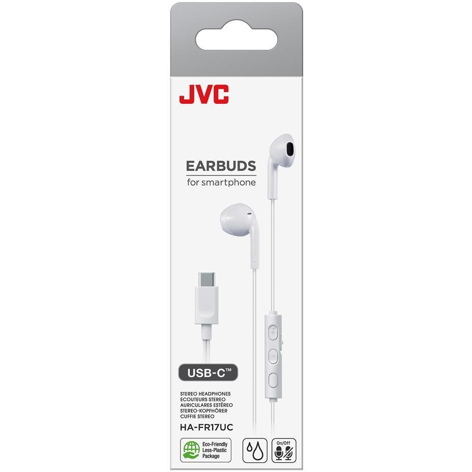 JVC HA-FR17UC Cuffie Cablato In-ear USB tipo-C Colore Bianco