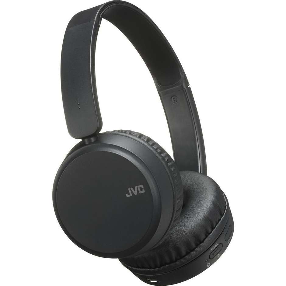 JVC HA-S35BT Cuffie leggere pieghevoli Bluetooth sovraurali colore nero