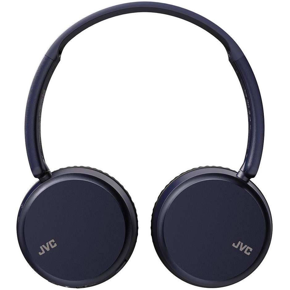 JVC HA-S36W-A- Cuffie Wireless Bluetooth con Microfono Integrato Cancellazione Attiva del Rumore ANC Autonomia 35 Colore Blue