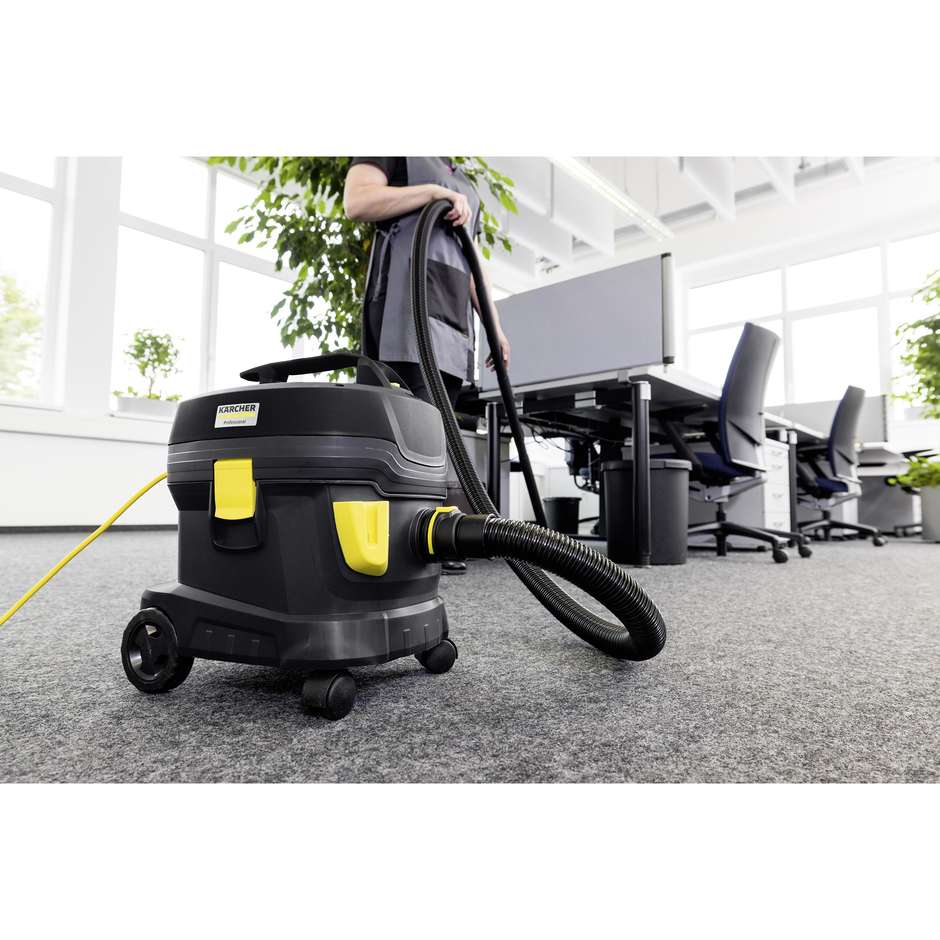 Karcher Aspirapolvere Professionale Classic Hepa Sacchetto per la polvere Colore Nero, Giallo