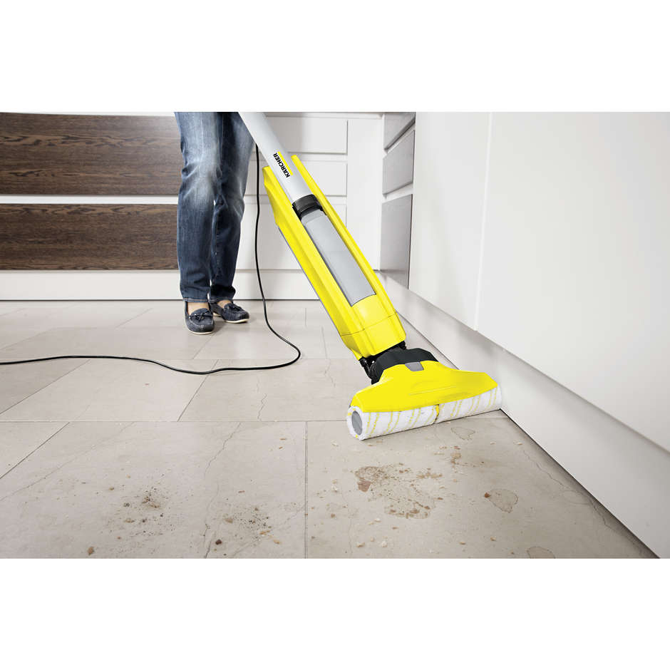 Karcher FC 5 NEW lavasciuga pavimenti con rulli in microfibra