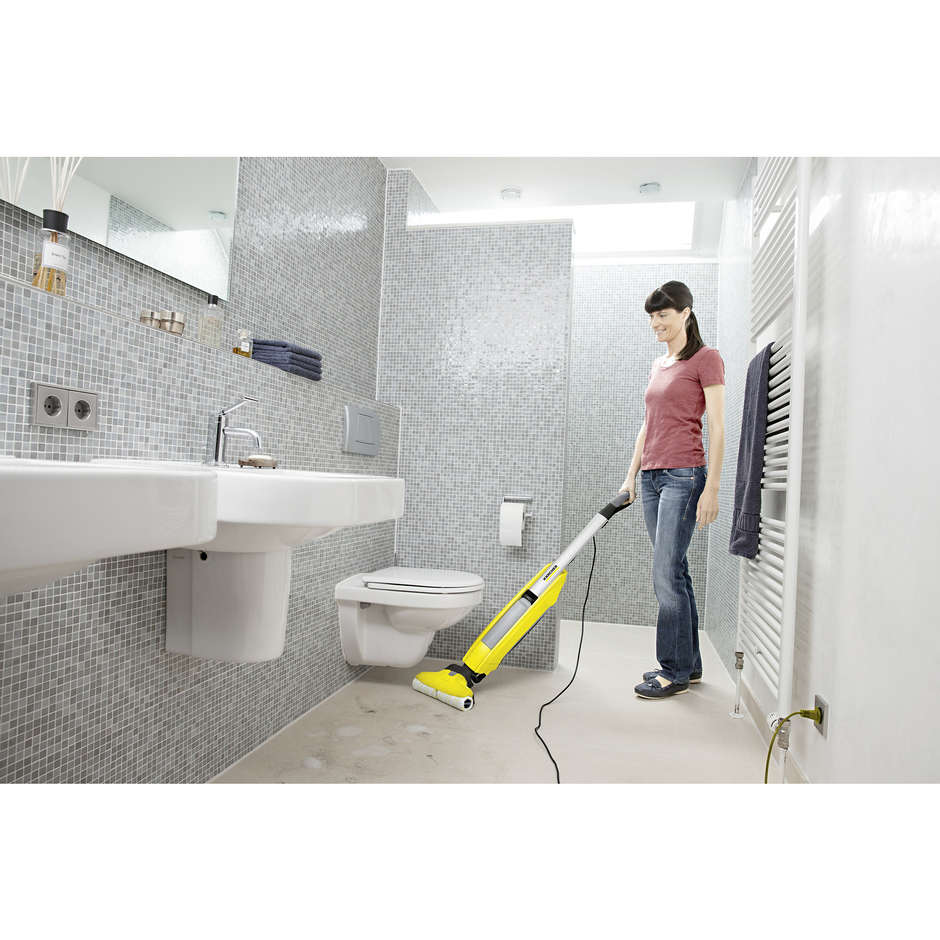 Karcher FC 5 NEW lavasciuga pavimenti con rulli in microfibra