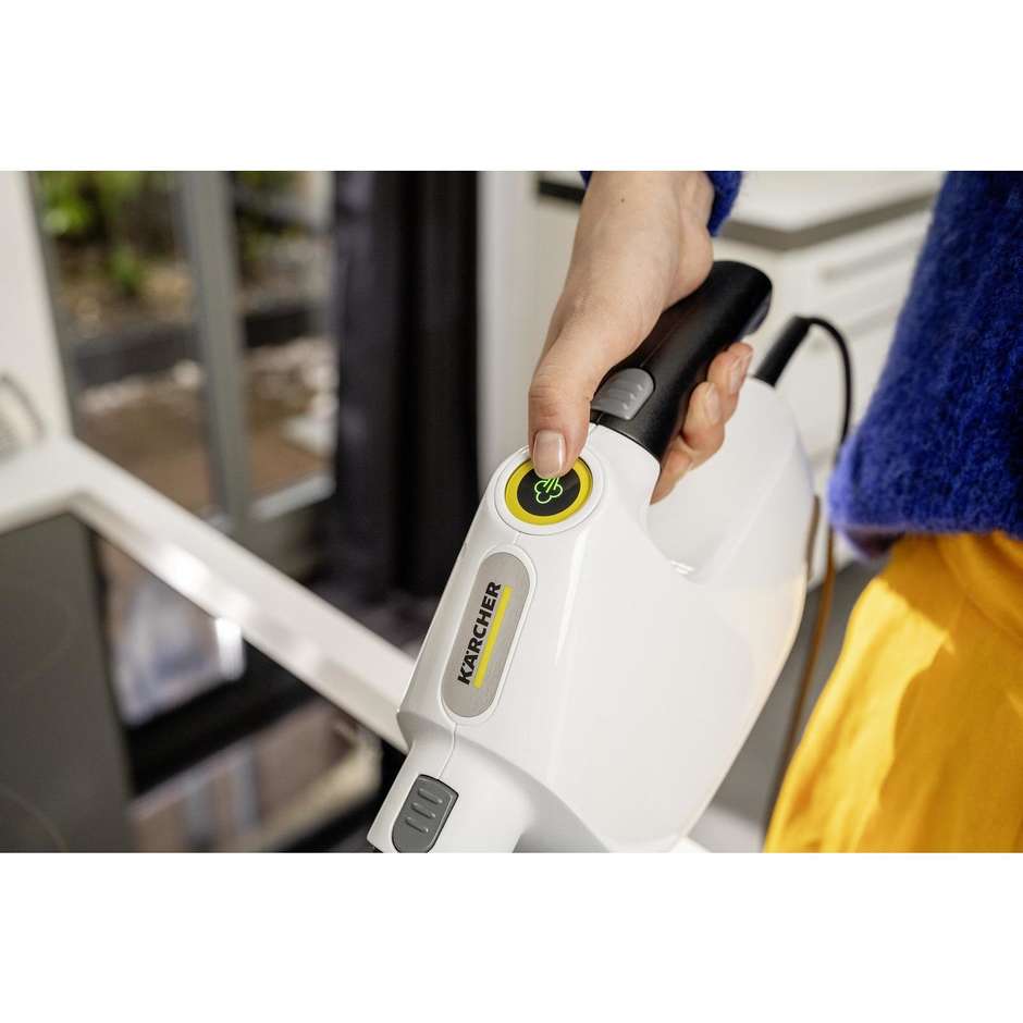 Karcher SC 1 Multi & Up Pulitore a vapore portatile Capacita 0,2 Lt Potenza 1300 W Colore Nero, Giallo