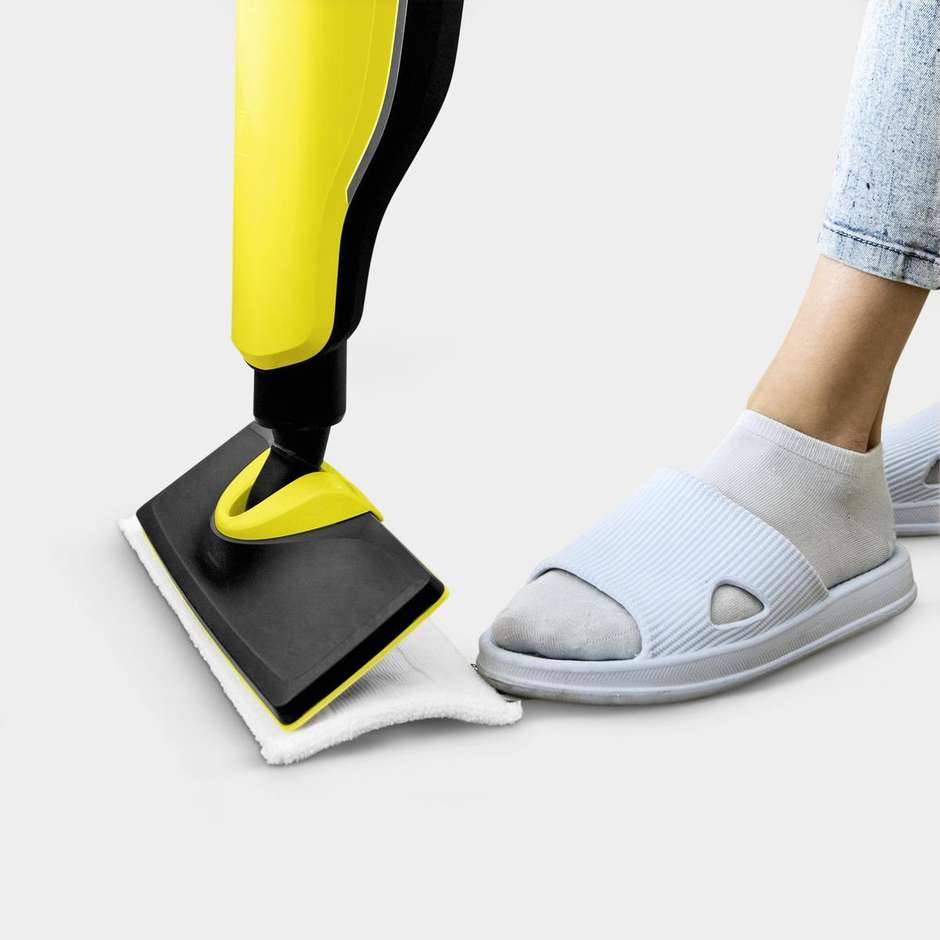 Karcher SC 2 Upright EasyFix Scopa a vapore 0,4 L 1600 W Colore Nero, Grigio, Bianco, Giallo