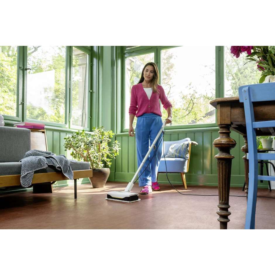 Karcher SC1UPRIGHT Scopa a vapore SC 1 Upright Superficie coperta: circa 30 m²  Serbatoio 0,2 Lt Colore Bianco