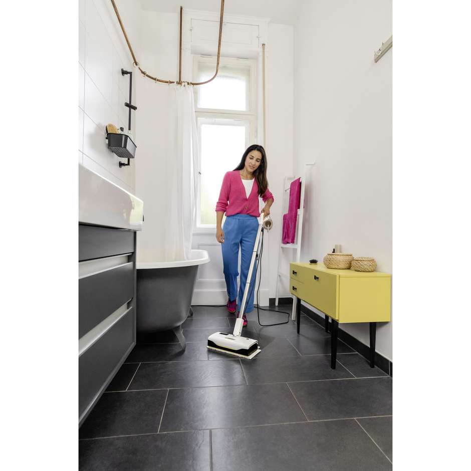 Karcher SC1UPRIGHT Scopa a vapore SC 1 Upright Superficie coperta: circa 30 m²  Serbatoio 0,2 Lt Colore Bianco