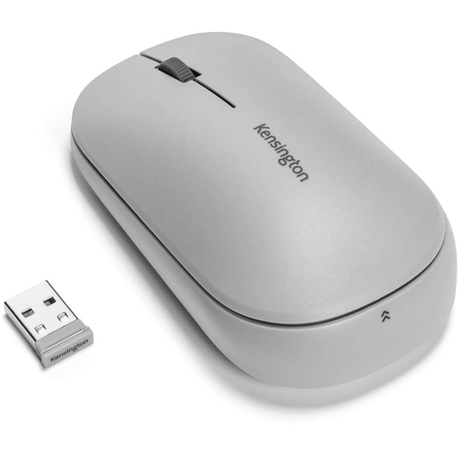 Kensington SureTrack Mouse Bluetooth e Wireless colore grigio