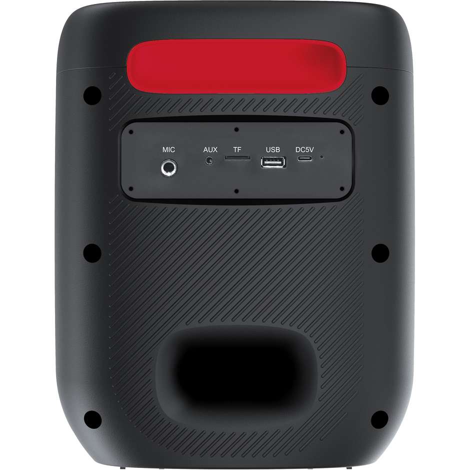 Kenwood AS-P200BT Speaker da Festa Bluetooth 50W RMS USB microSD LED Nero