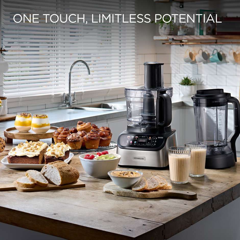 Kenwood FDM73.850SS robot da cucina 1000 W, 3 L, 8 velocità e bilancia integrata
