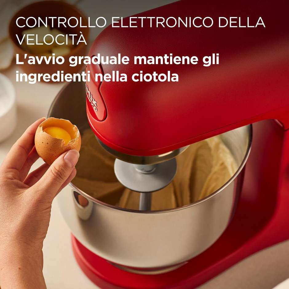 Kenwood KMX751ARD Robot Da Cucina per Cucina e Pasticceria Inox