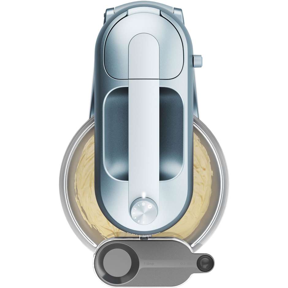 Kenwood KZM35.000GY Impastatrice Planetaria 800 W, Ciotola 4 L Acciaio Inox, 6 Velocità, Blu