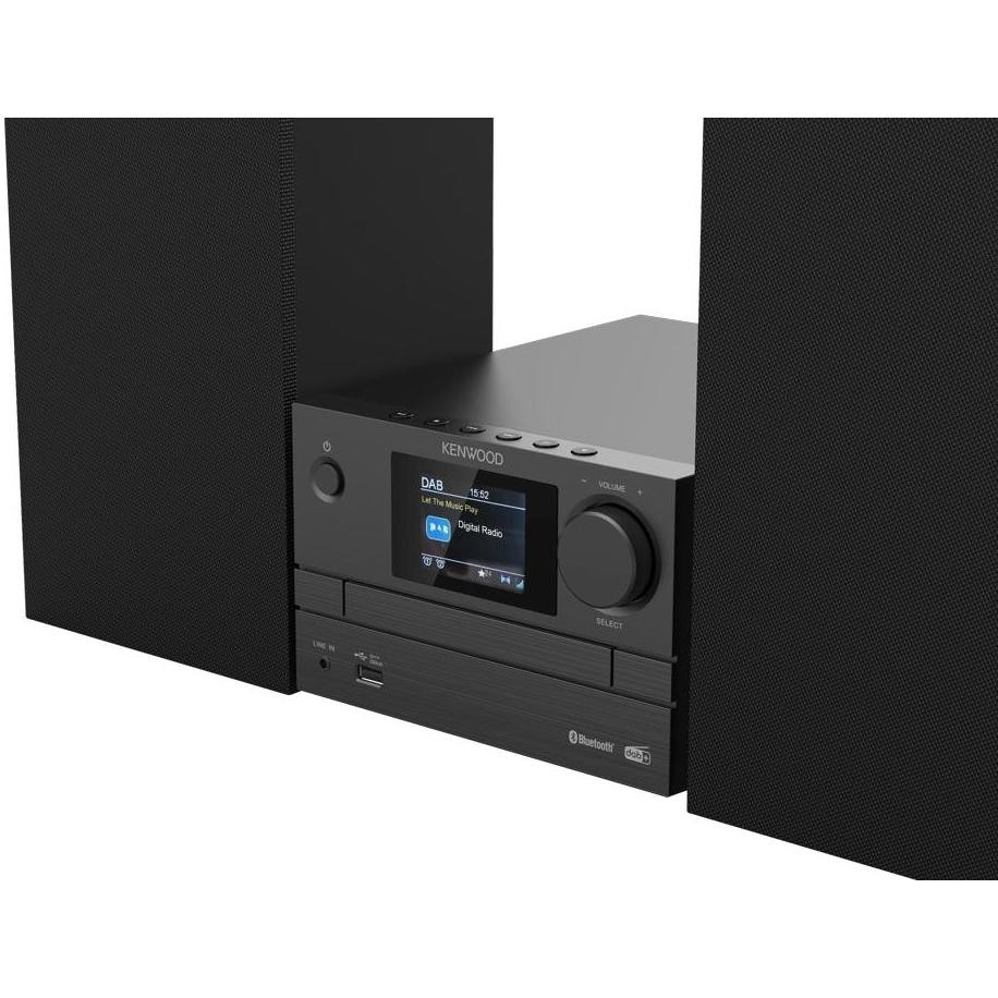 Kenwood M-525DAB Stereo Micro DAB+ CD Bluetooth MP3 USB colore nero