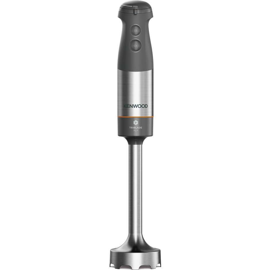 Kenwood Triblade XL+ HBM60.307GY Frullatore a Immersione 1000 W Set Completo con Tritatutto Grigio Antracite