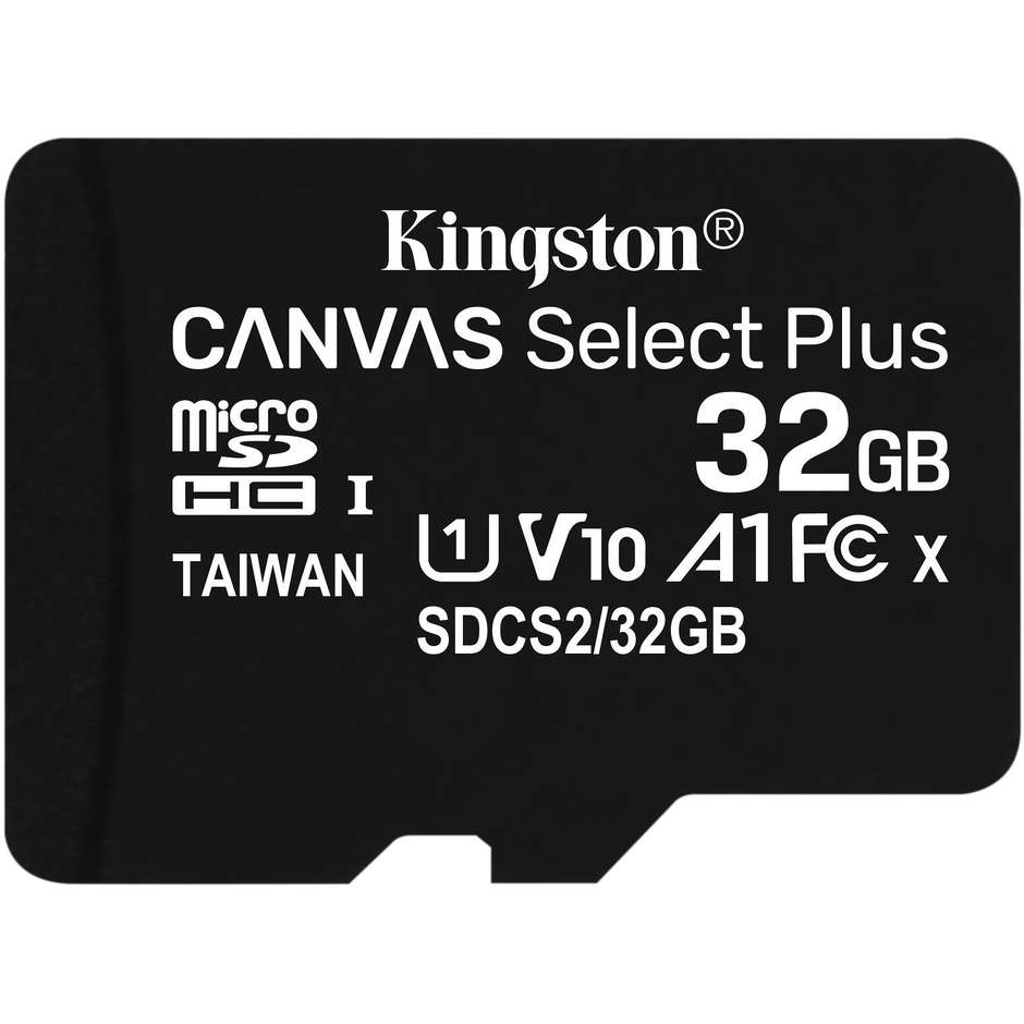 Kingston 3SDCS2/32GBSP Scheda MicroSD Capacità 32 Gb colore nero