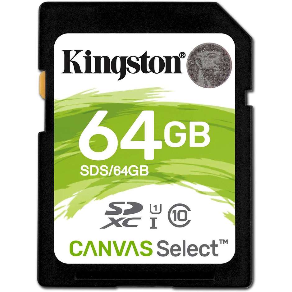 Kingston CANVAS scheda sd SDS/64GB