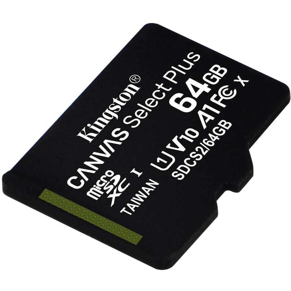 Kingston micro sd SDCS2/64GB con adattatore