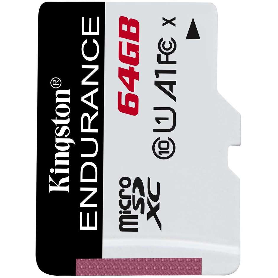 Kingston SDCE/64GB Memory Card Memoria 64 Gb colore bianco