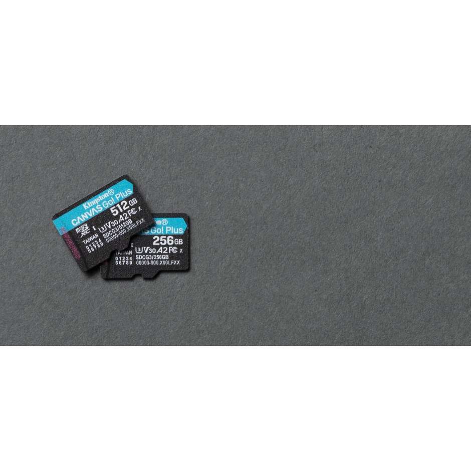 Kingston SDCG3/256GB Memory Card Micro SDXC Capacità 256 Gb colore nero