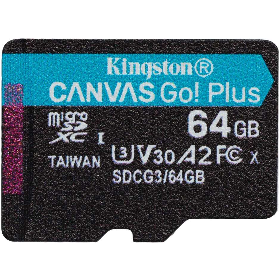 Kingston SDCG3/64GBSP Scheda MicroSDXC Memoria 64 Gb colore nero