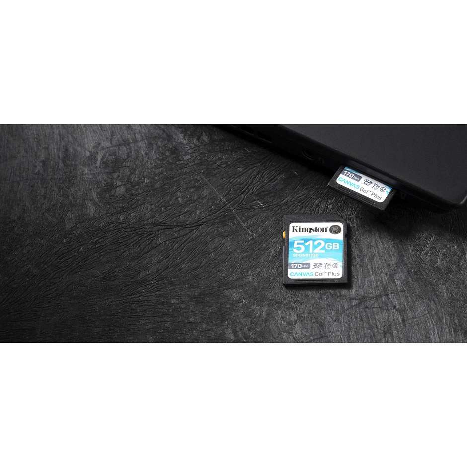 Kingston SDG3/512GB Scheda MicroSDXC Capacità 512 Gb colore nero