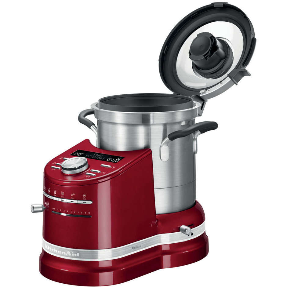 KitchenAid 5KCF0104ECA Artisan robot da cucina multifunzione Capacità 4,5 L 1500 W colore Rosso mela
