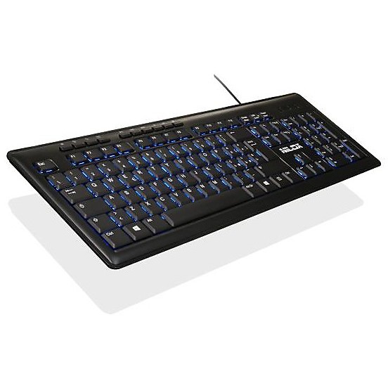 KL10-B Tastiera Retroilluminata usb black mat - Tastiere e Mouse tastiere -  ClickForShop