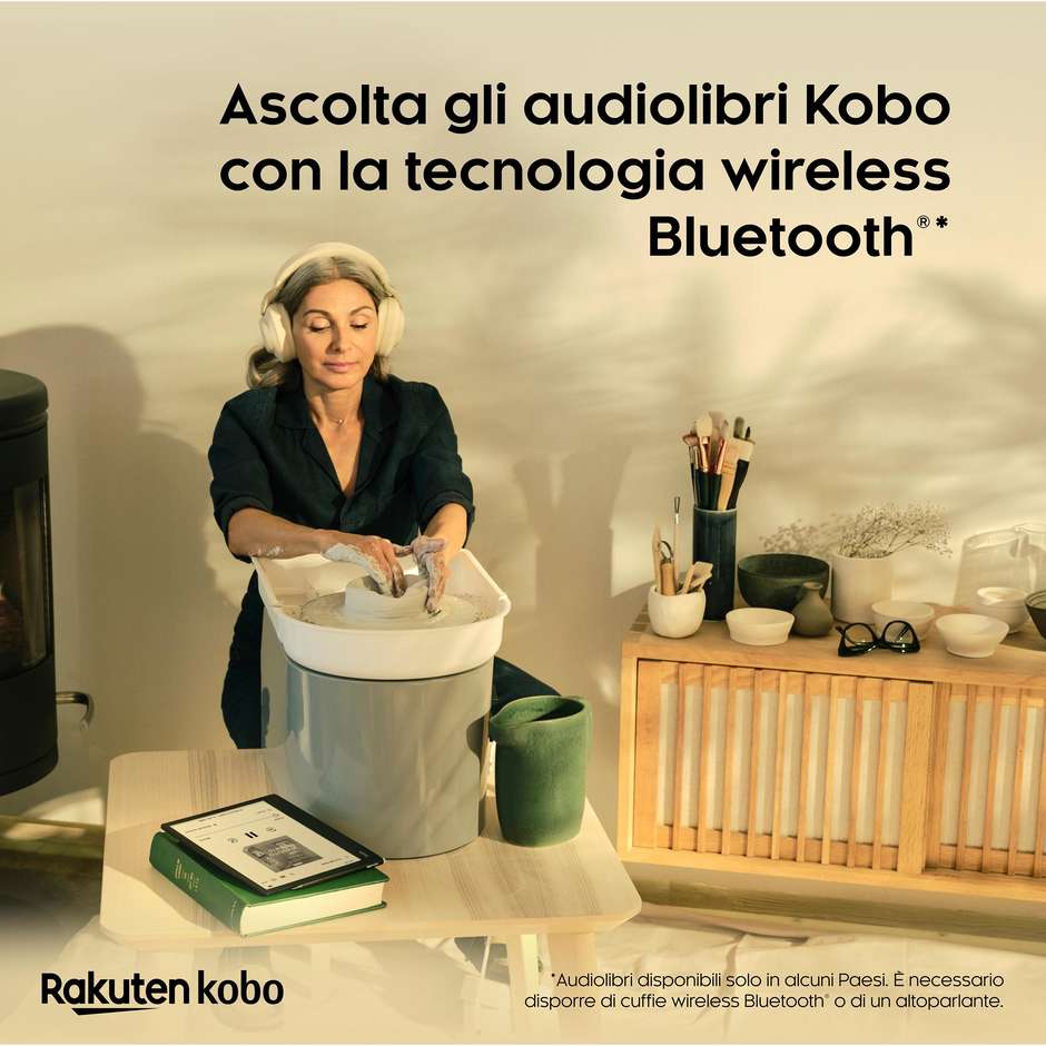 Kobo Elipsa 2E eReader nero 10,3 pollici 32 GB con Kobo Stylus 2