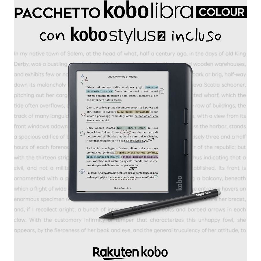 Kobo Lettore E-book 6" Memoria 32 GB Colore Nero