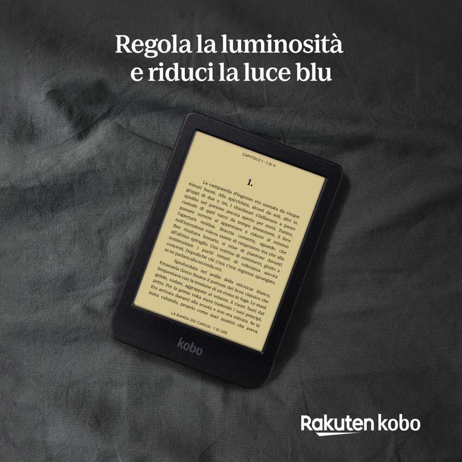 KOBO N365-KU-BK-K-EP E-Reader 6,0" Processore Octa-Core 4 GB 128 GB Colore Black