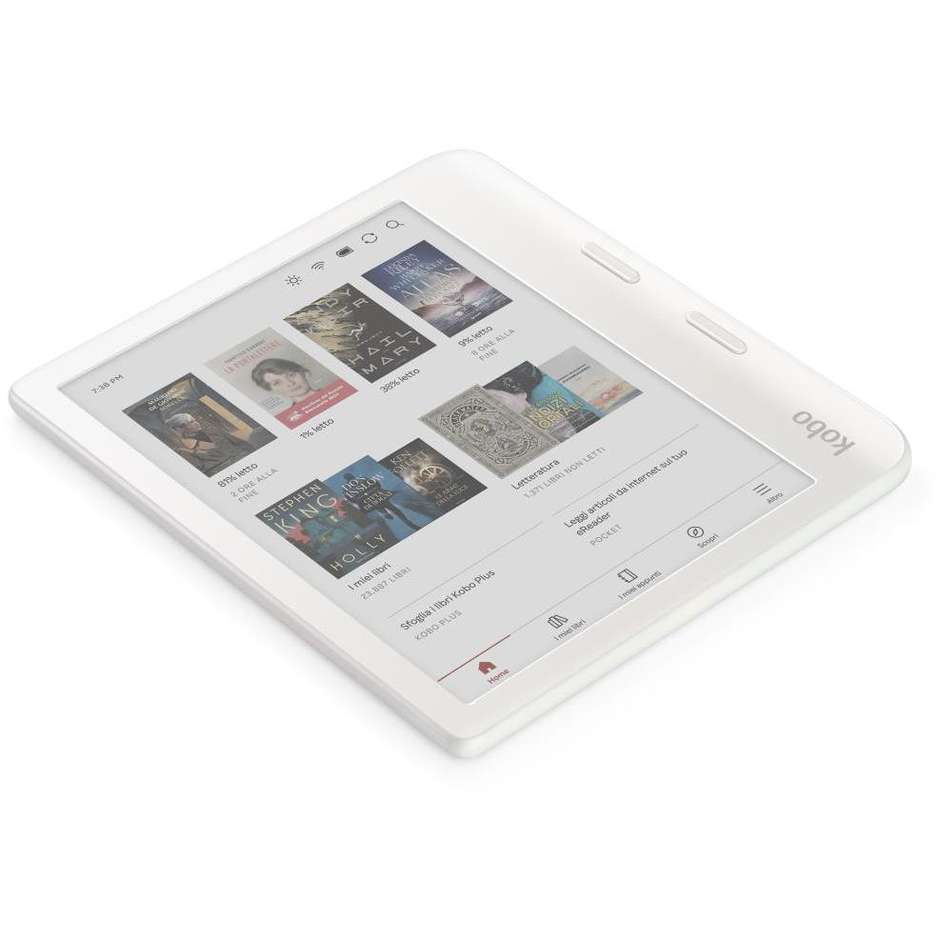 Kobo N428 Lettore e-book 7" Touch screen Memoria 32 GB Wi-Fi Colore Bianco