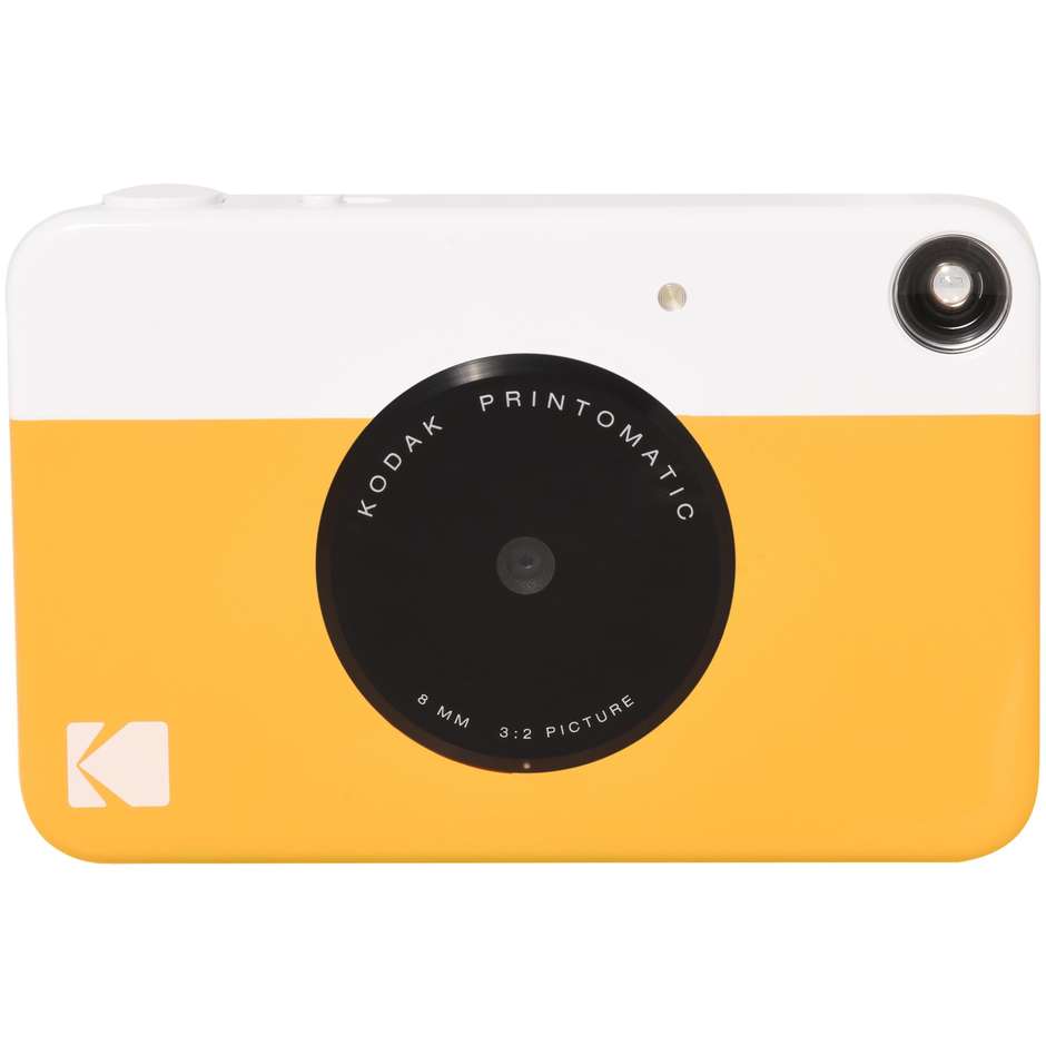 Kodak Printomatic Macchina fotografica istantanea Colore Bianco, Giallo